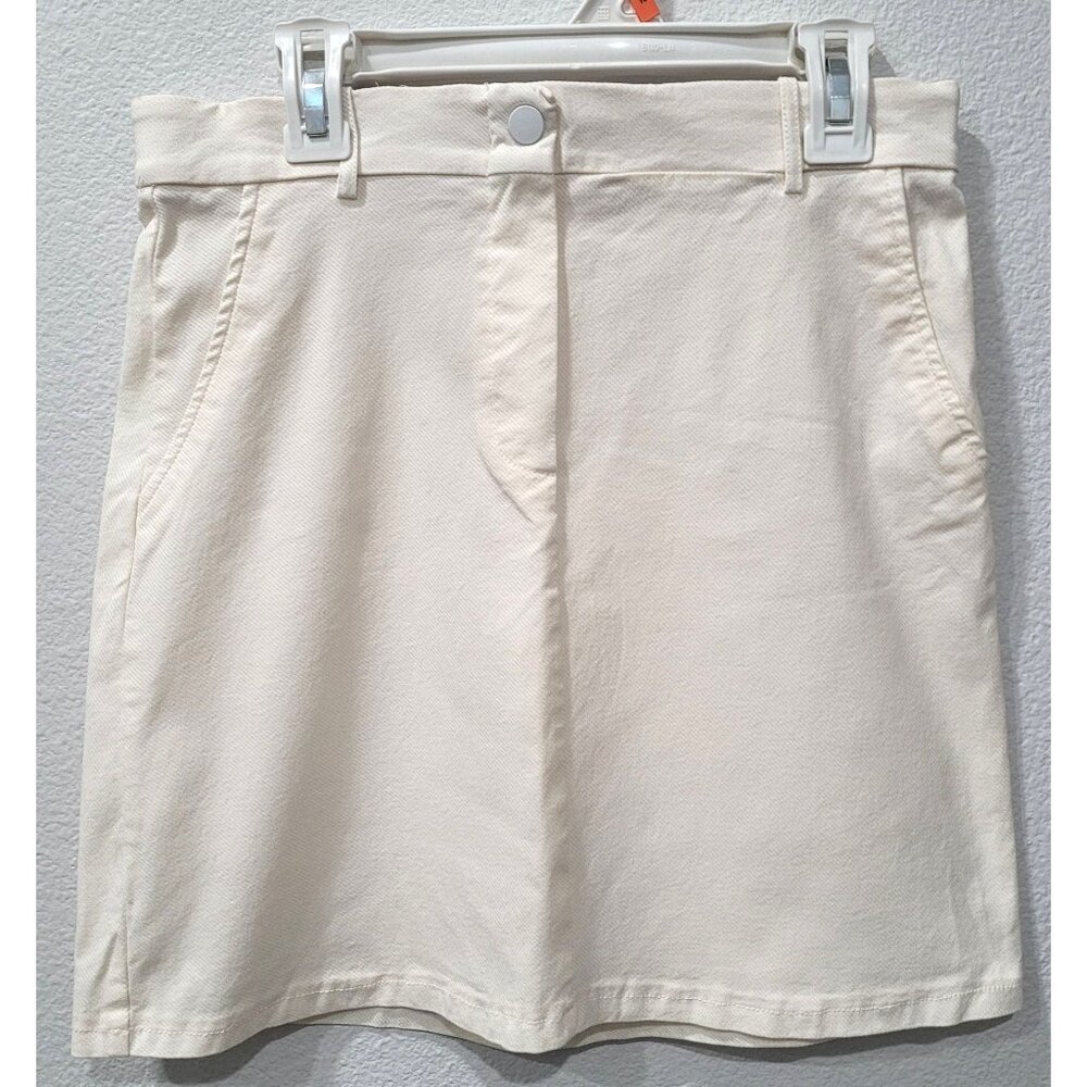 Women's Papermoon Pull-on Ivory Mini Skirt Size M
